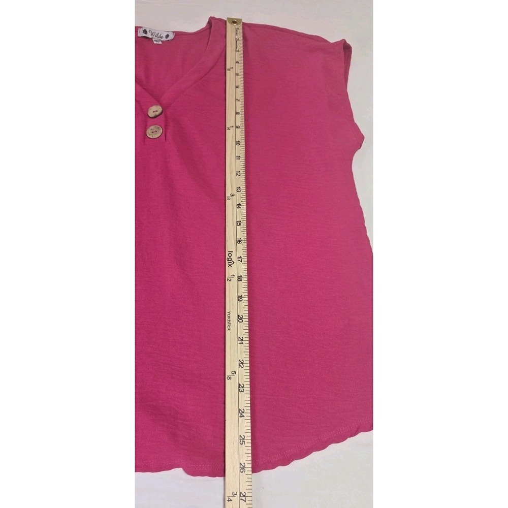 Wilde Women's XL Pink Blouse - Picture 4 of 7